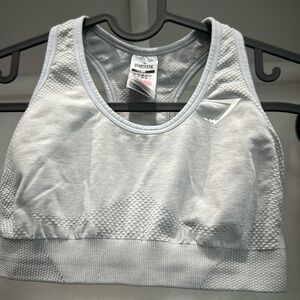 Gymshark Vital Seamless 2.0 Sports Bra - Light Grey Marl, xsmall